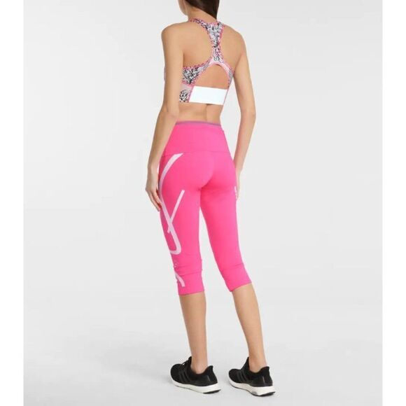 ADIDAS BY STELLA MCCARTNEY TRUEPURPOSE ALLOVER PRINT CROP TOP - SIZE XS - Picture 10 of 12